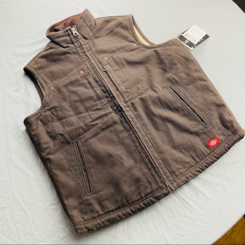 NWT Women’s Brown Dickies Work Vest